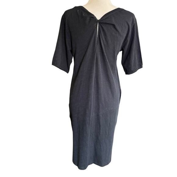 Pact Dress Black M S/S Pockets Organic Cotton Sustainable Ethical Minimalism - Picture 5 of 12